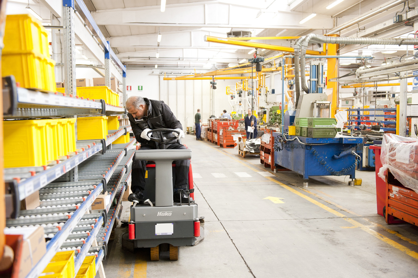 Pulizia dei pavimenti industriali - Recodi